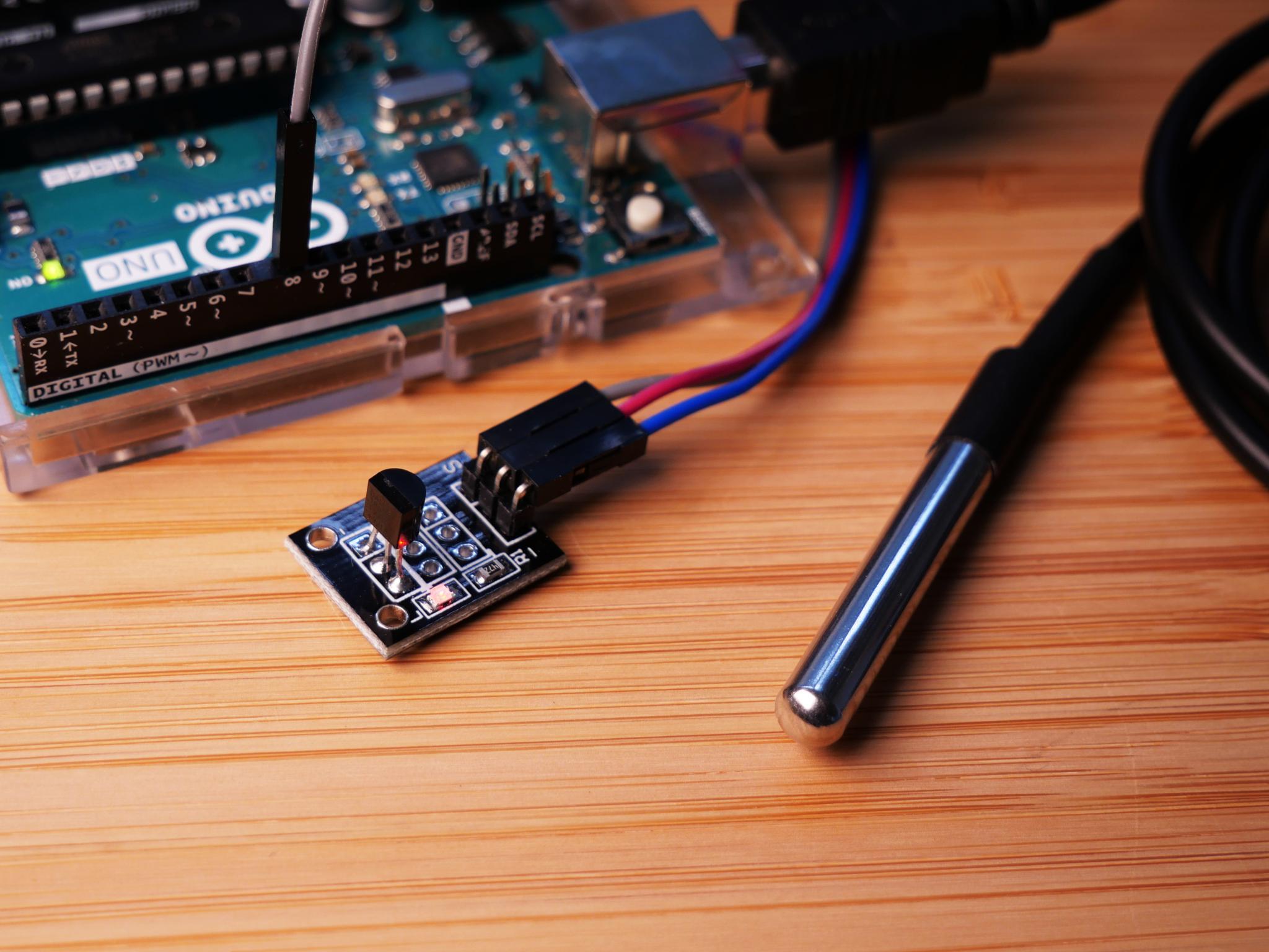 Different DS18B20 modules