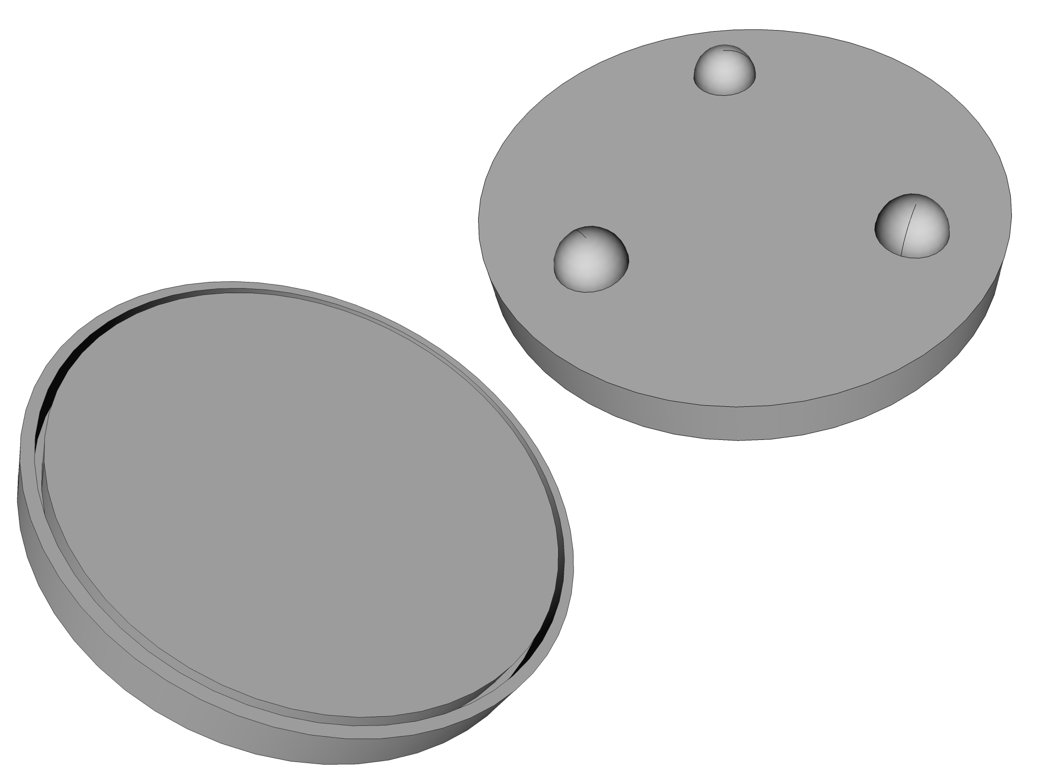 3D-Modell für den Kerzenständer