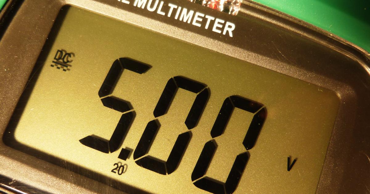 Verwendung eines Multimeters