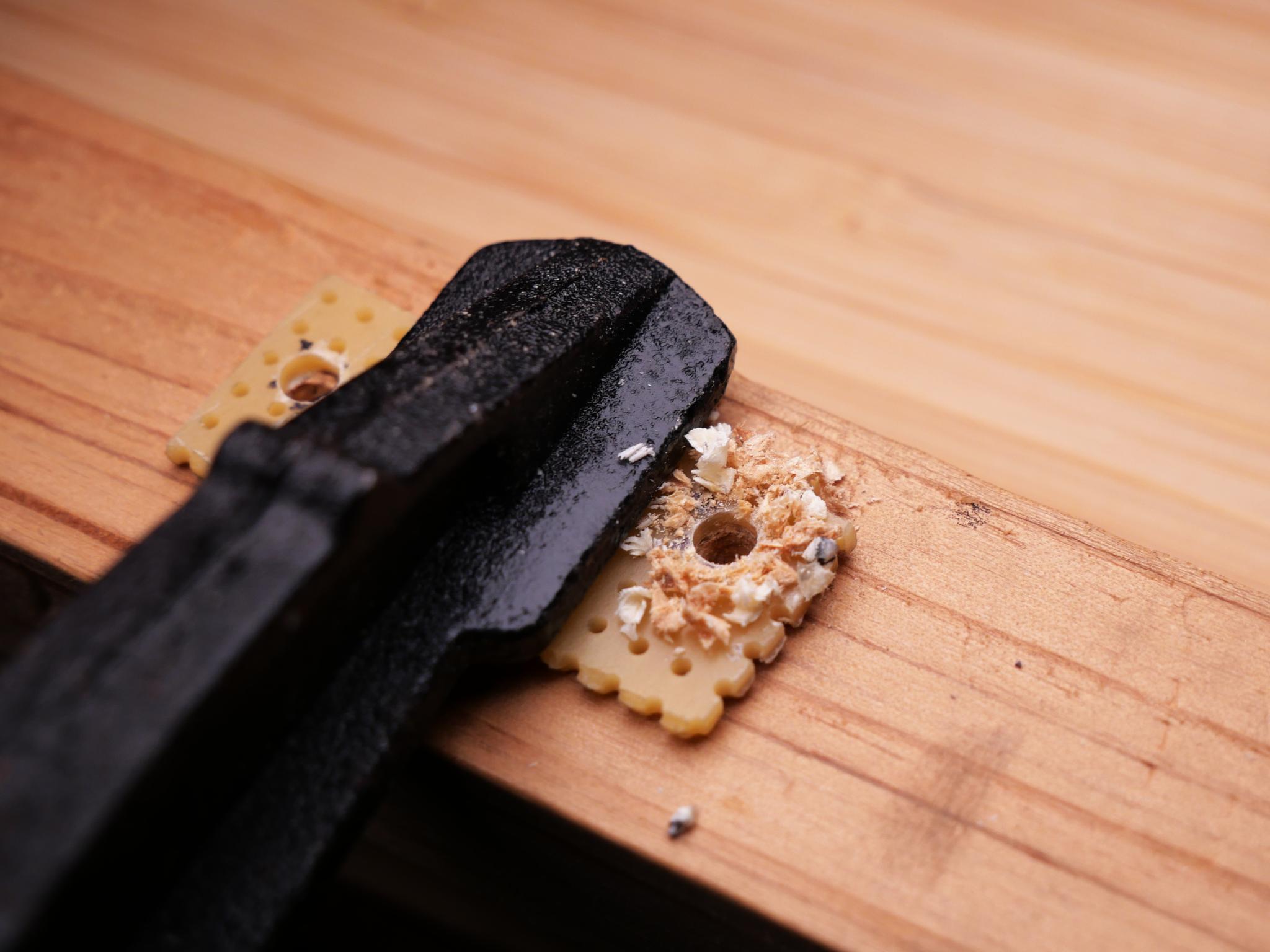 Step 3: Drilling the holes