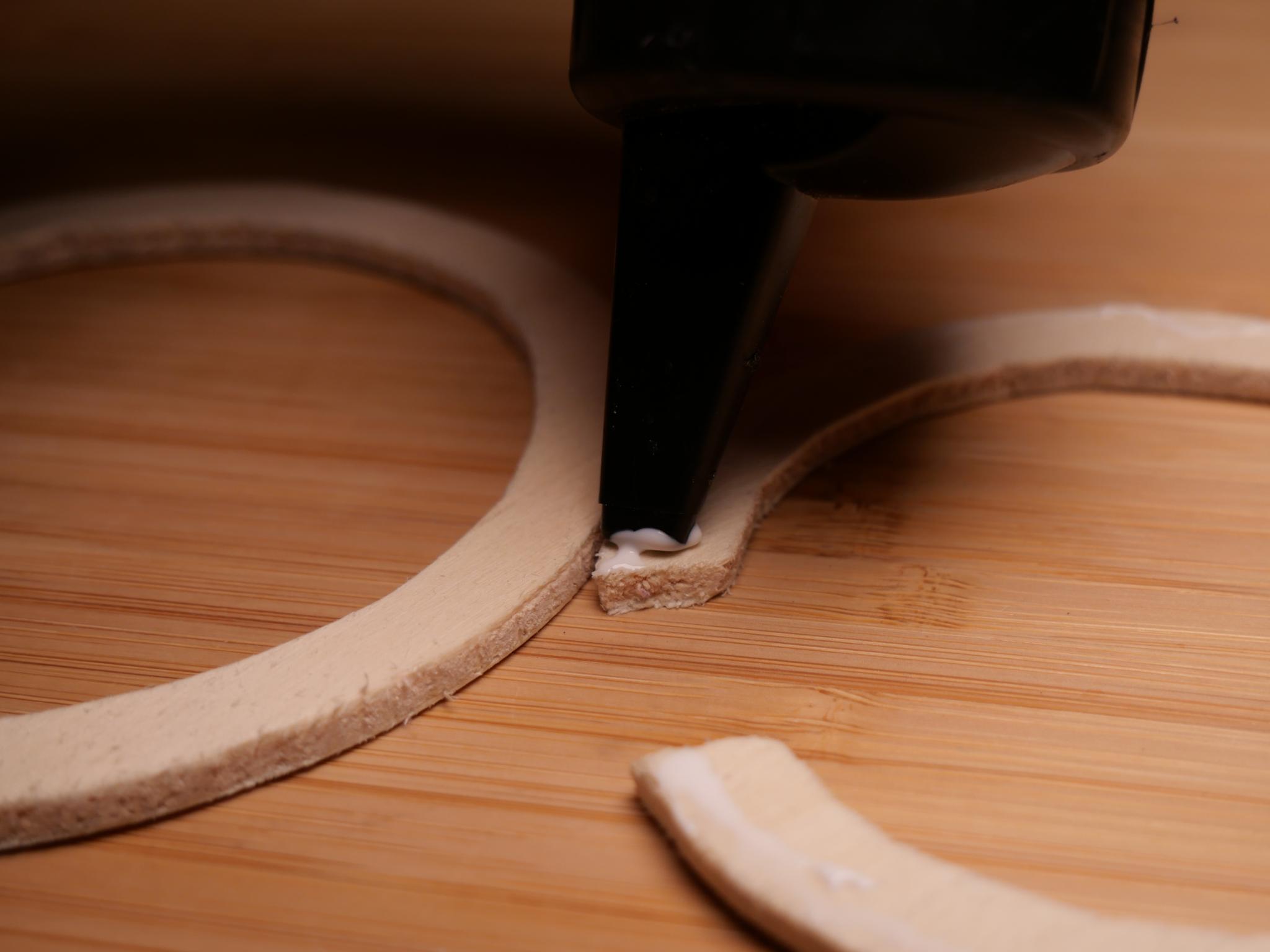 Glue together the stand