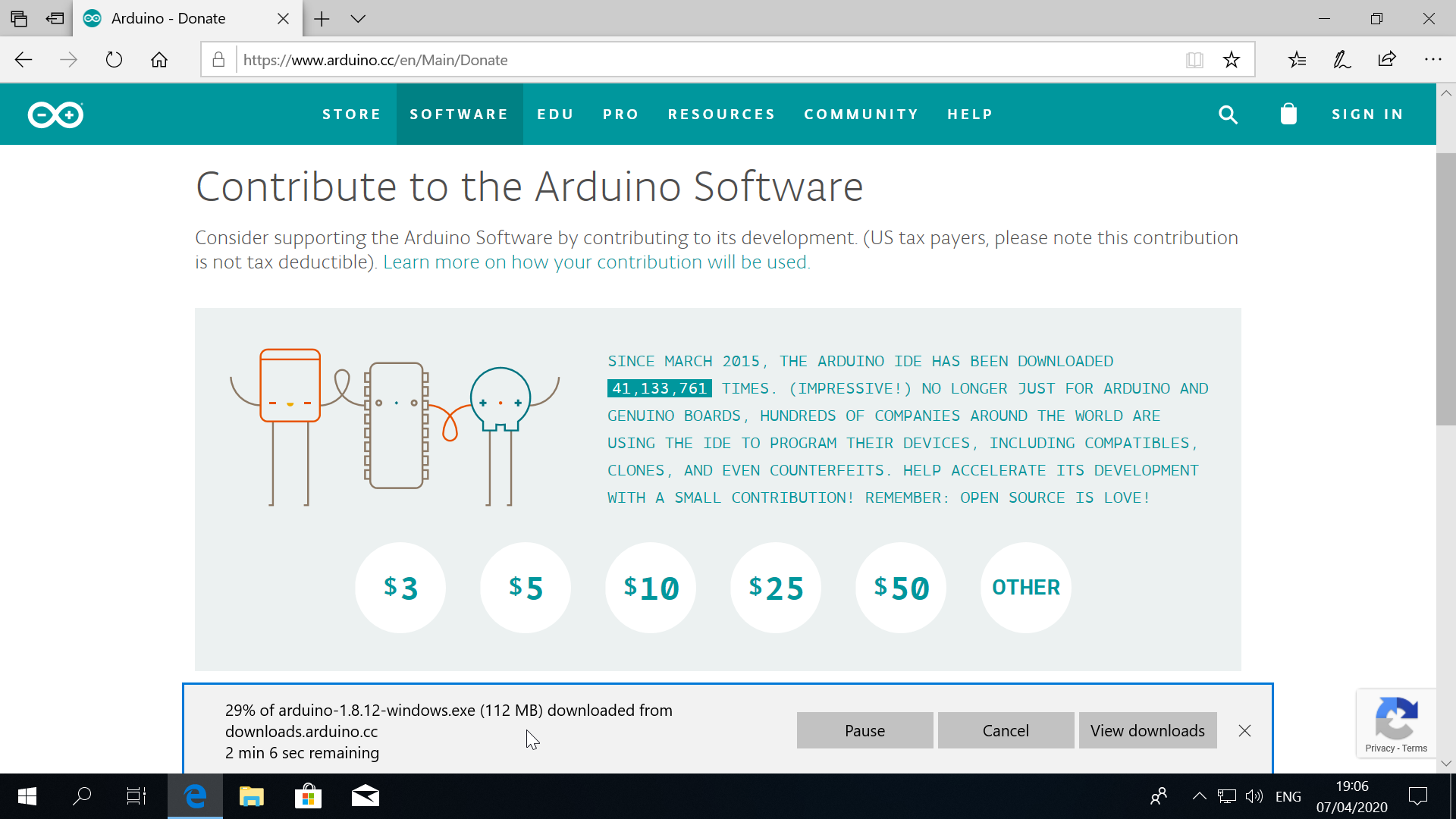 Download in progress
